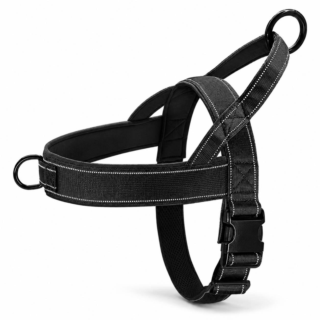 Dual-Control Reflective Dog Harness