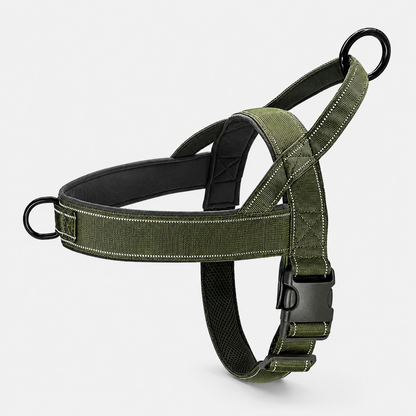 Dual-Control Reflective Dog Harness