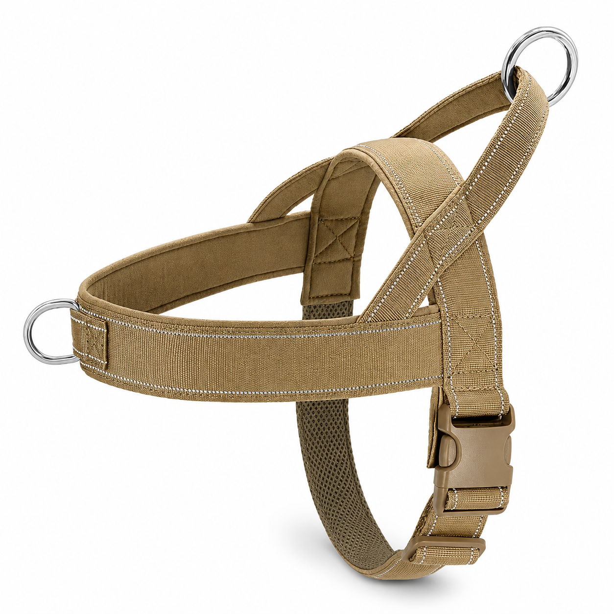 Dual-Control Reflective Dog Harness